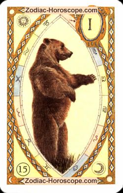 The bear, monthly Love and Health horoscope January Scorpio