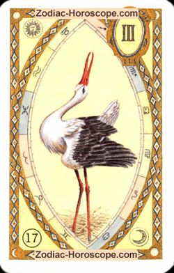 The stork, monthly Love and Health horoscope February Scorpio