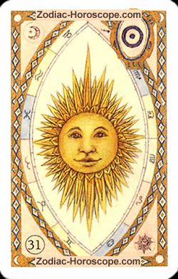 The sun, monthly Love and Health horoscope October Scorpio