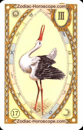 The stork Single love horoscope