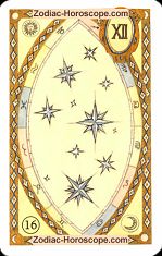 The stars astrological Lenormand Tarot