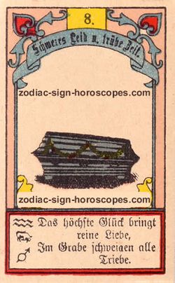 The coffin, monthly Scorpio horoscope January