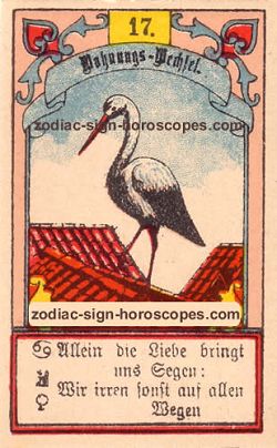 The stork, monthly Scorpio horoscope May